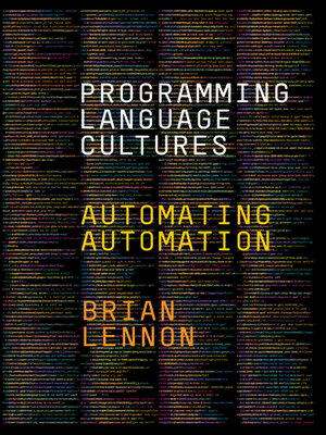 cover image of Programming Language Cultures